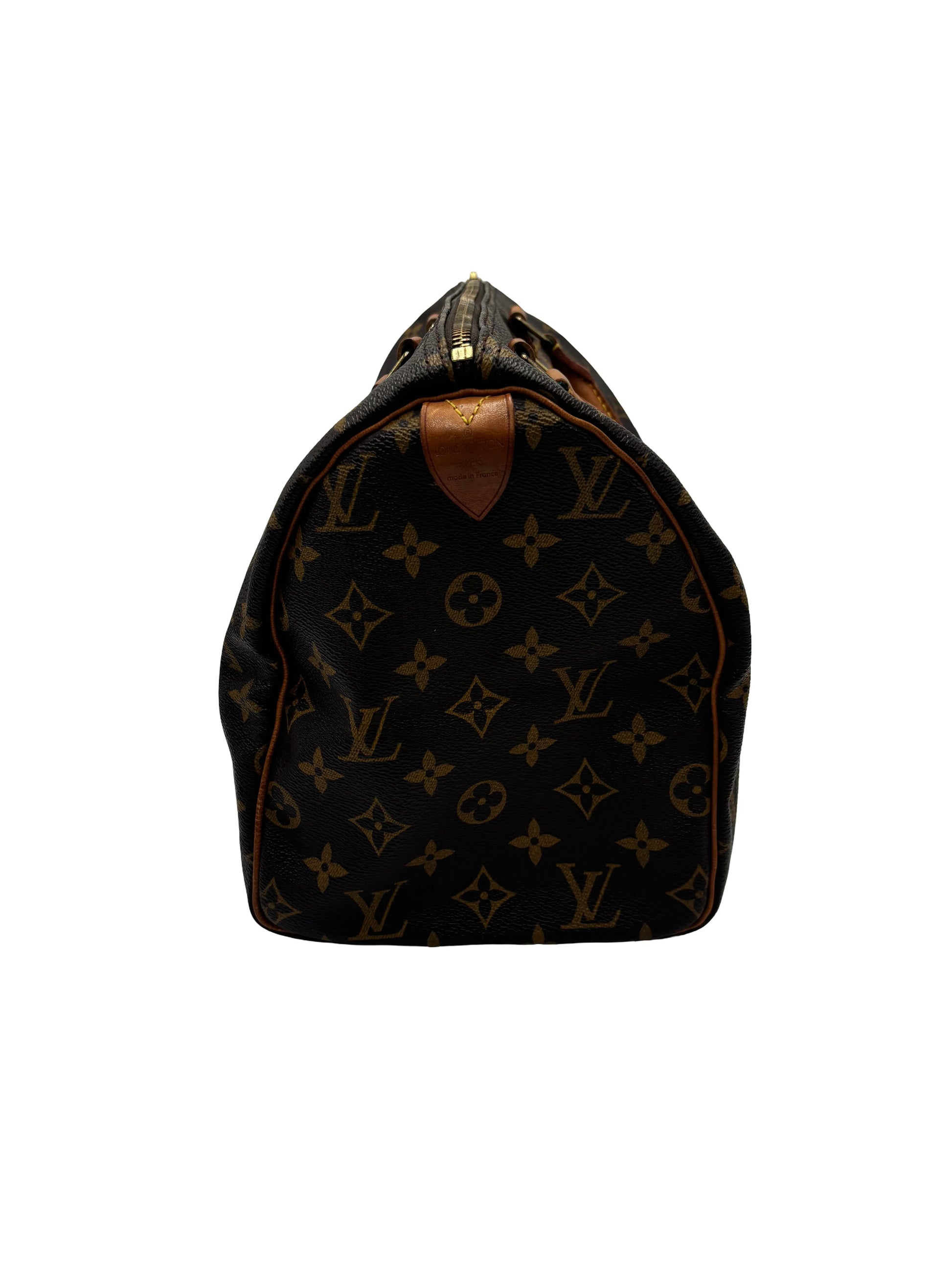 Louis Vuitton Speedy Monogram Canvas, Brown, Canvas, Handbag