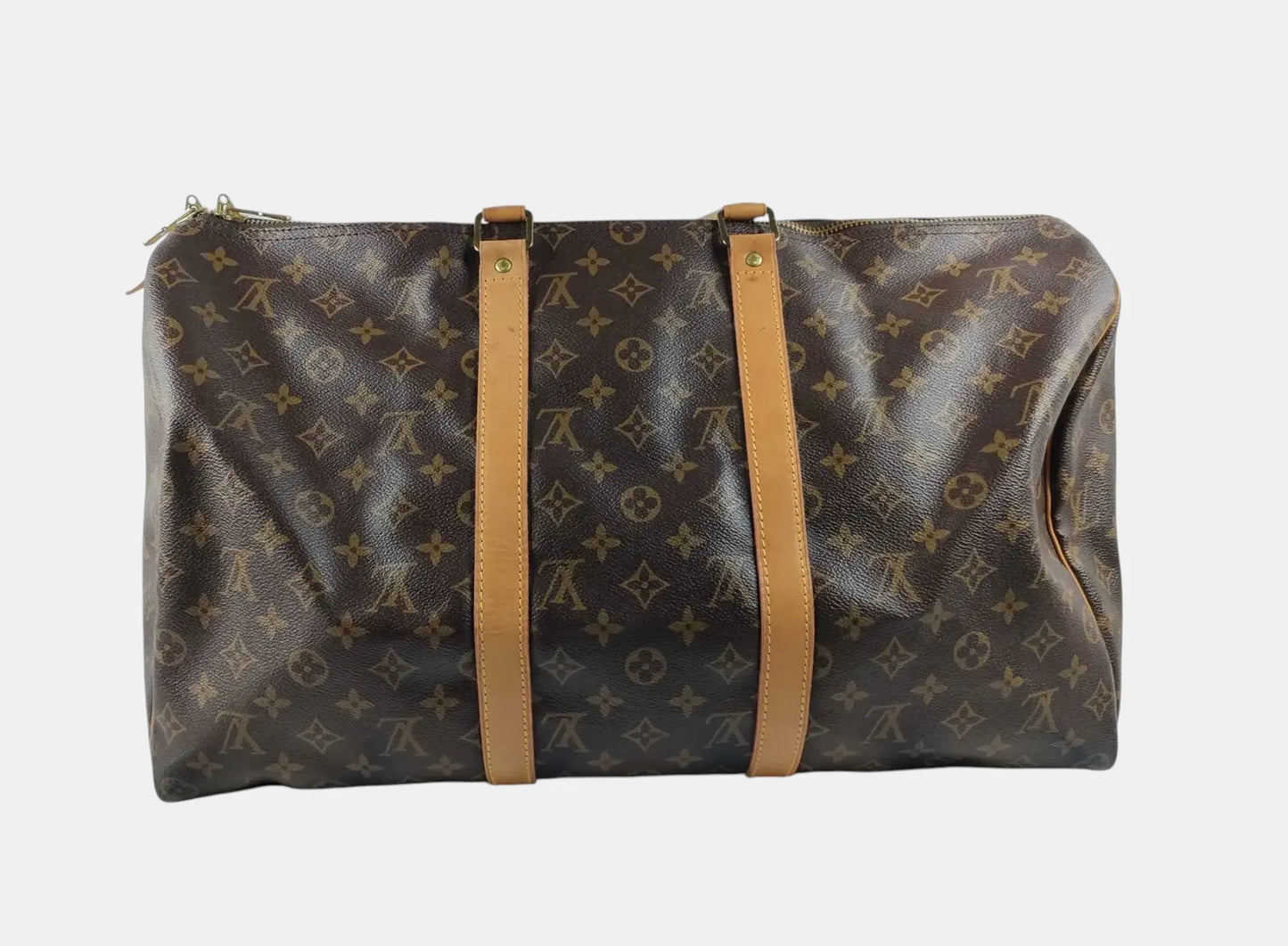 Louis Vuitton Keepall Monogram Canvas, Brown, Canvas, Travel Bag
