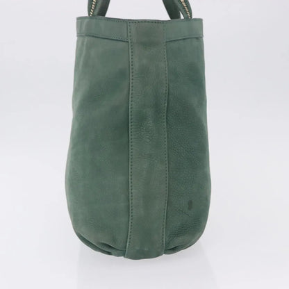 Fendi Vintage Tote leather, Green, Leather, Shoulder Bag