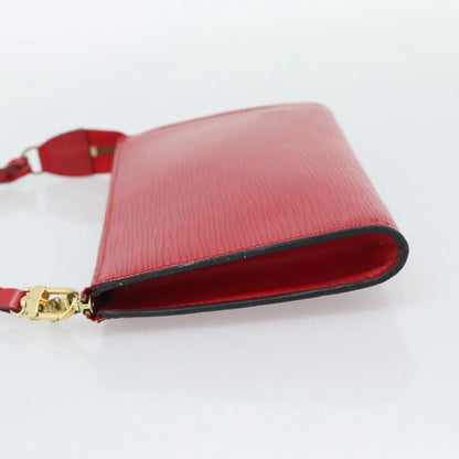 Louis Vuitton Pochette Accessoires Epi, Red, Leather, Clutch