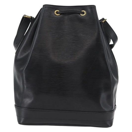 Louis Vuitton Noe Epi Leather, Black, Leather, Shoulder Bag