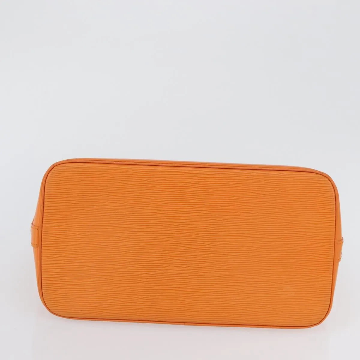 Louis Vuitton Alma Epi, Orange, Leather, Handbag