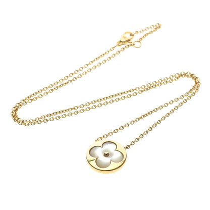 Louis Vuitton Color Blossom Medallion Pendant 18K Rose Gold with Mother of Pearl and Diamond, Gold, Pink Gold, Necklace