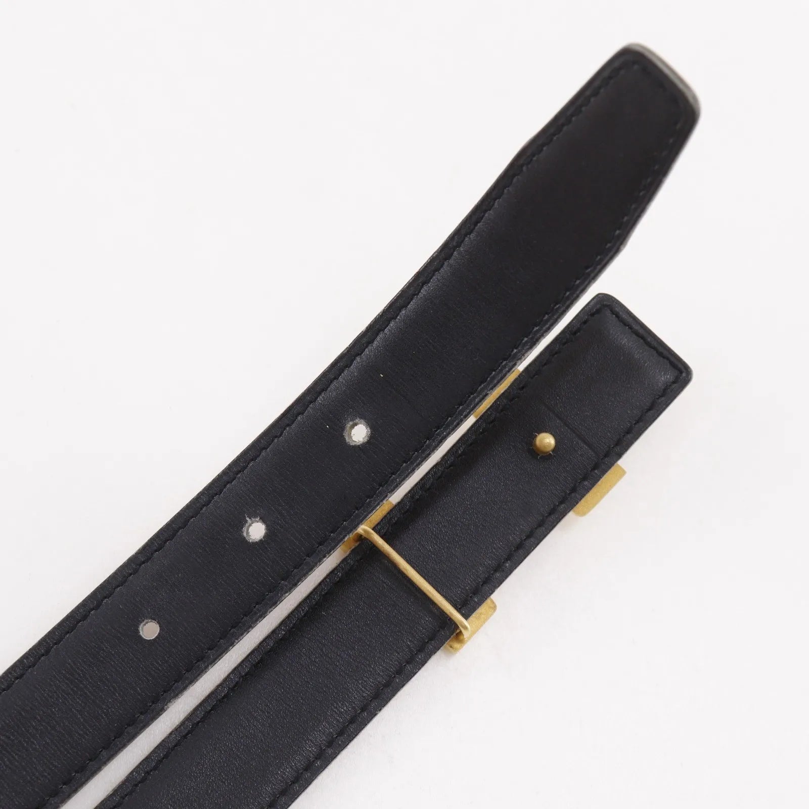 Hermes Constance Reversible Belt Leather, Brown, Leather, Belt