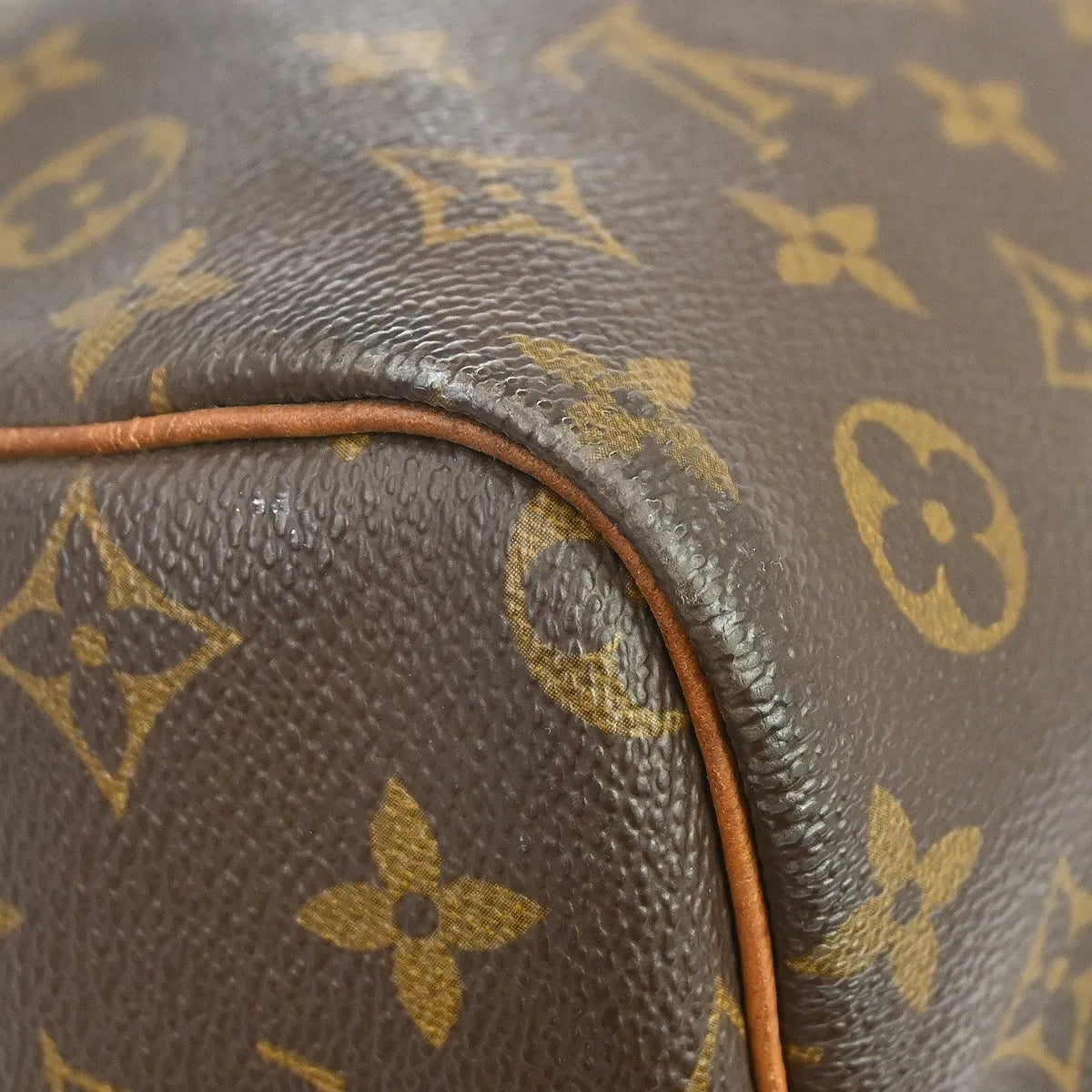 Louis Vuitton Keepall Bandoulière Monogram, Brown, Canvas, Travel Bag