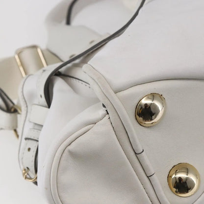 Chloe Vintage Leather, White, Leather, Shoulder Bag