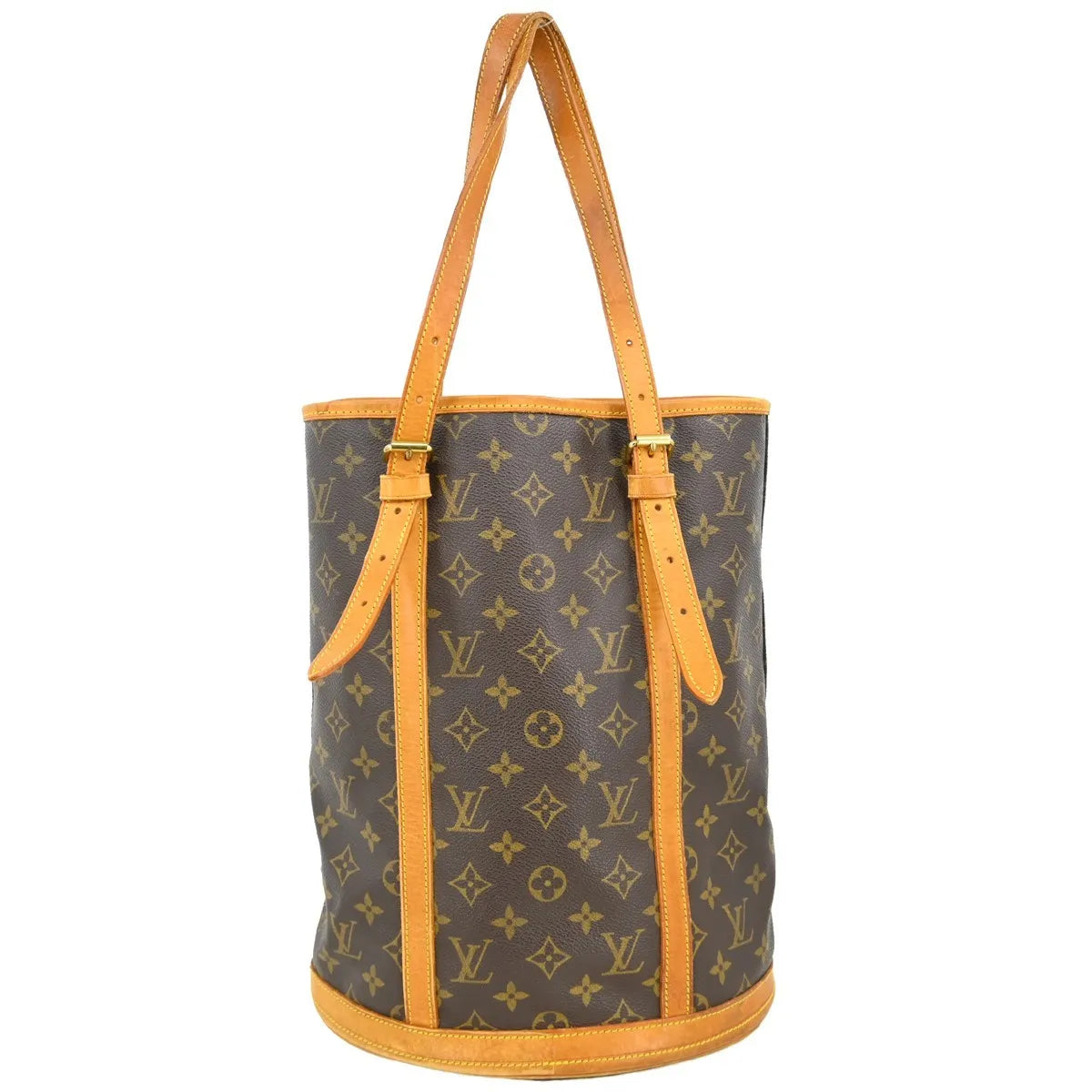 Louis Vuitton Bucket Monogram Canvas, Brown, Canvas, Tote Bag
