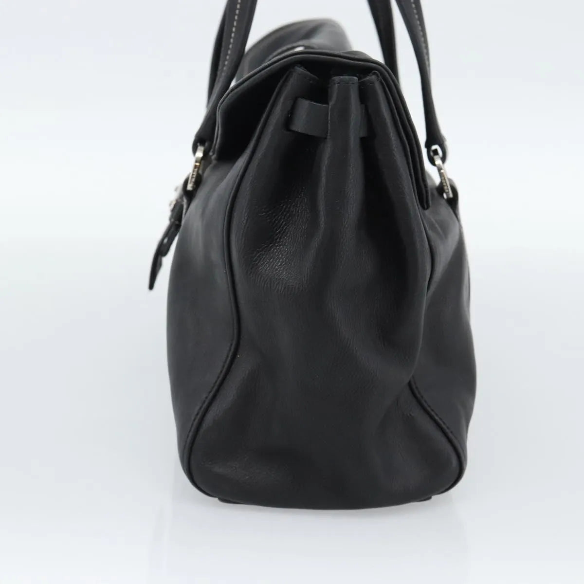 Prada Convertible Shopping Tote Saffiano Leather Saffiano Leather, Black, Leather, Tote Bag