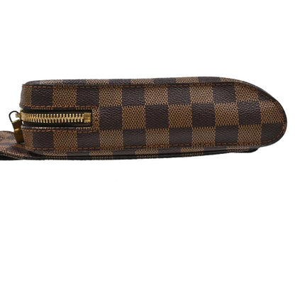 Louis Vuitton Geronimos Waist Damier, Brown, Canvas, Shoulder Bag