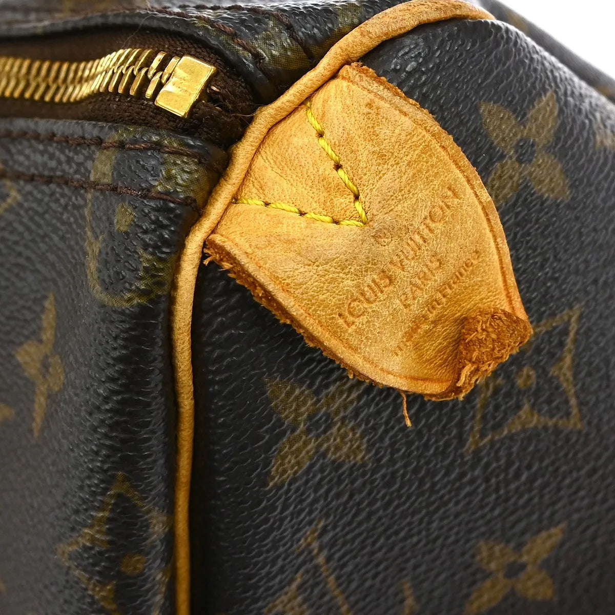 Louis Vuitton Speedy Monogram, Brown, Canvas, Handbag