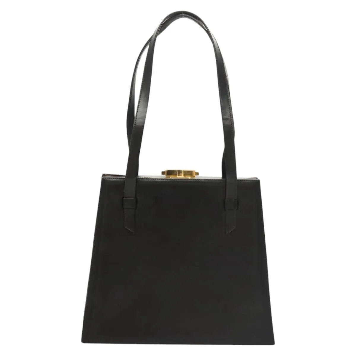 Celine Vintage Leather, Black, Leather, Shoulder Bag