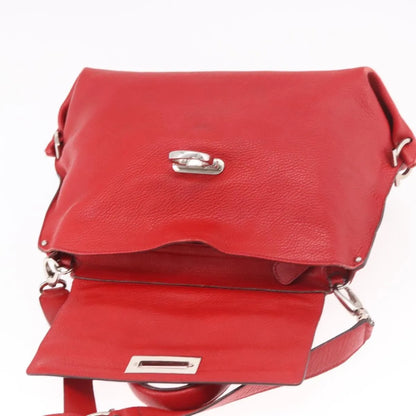 Salvatore Ferragamo Sofia Satchel Leather, Red, Leather, Handbag
