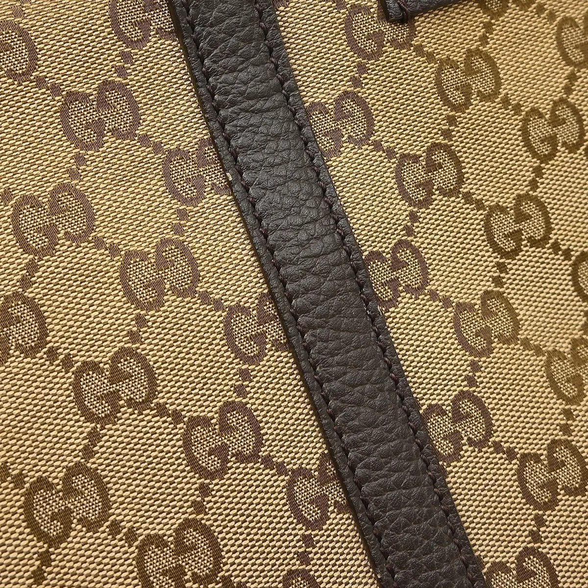 Gucci Convertible Boston Carry On Duffle GG Canvas, Beige, Canvas, Travel Bag