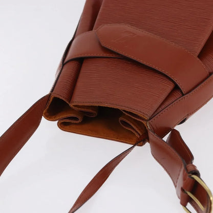 Louis Vuitton Vintage Sac d'Epaule Handbag Epi, Brown, Leather, Shoulder Bag