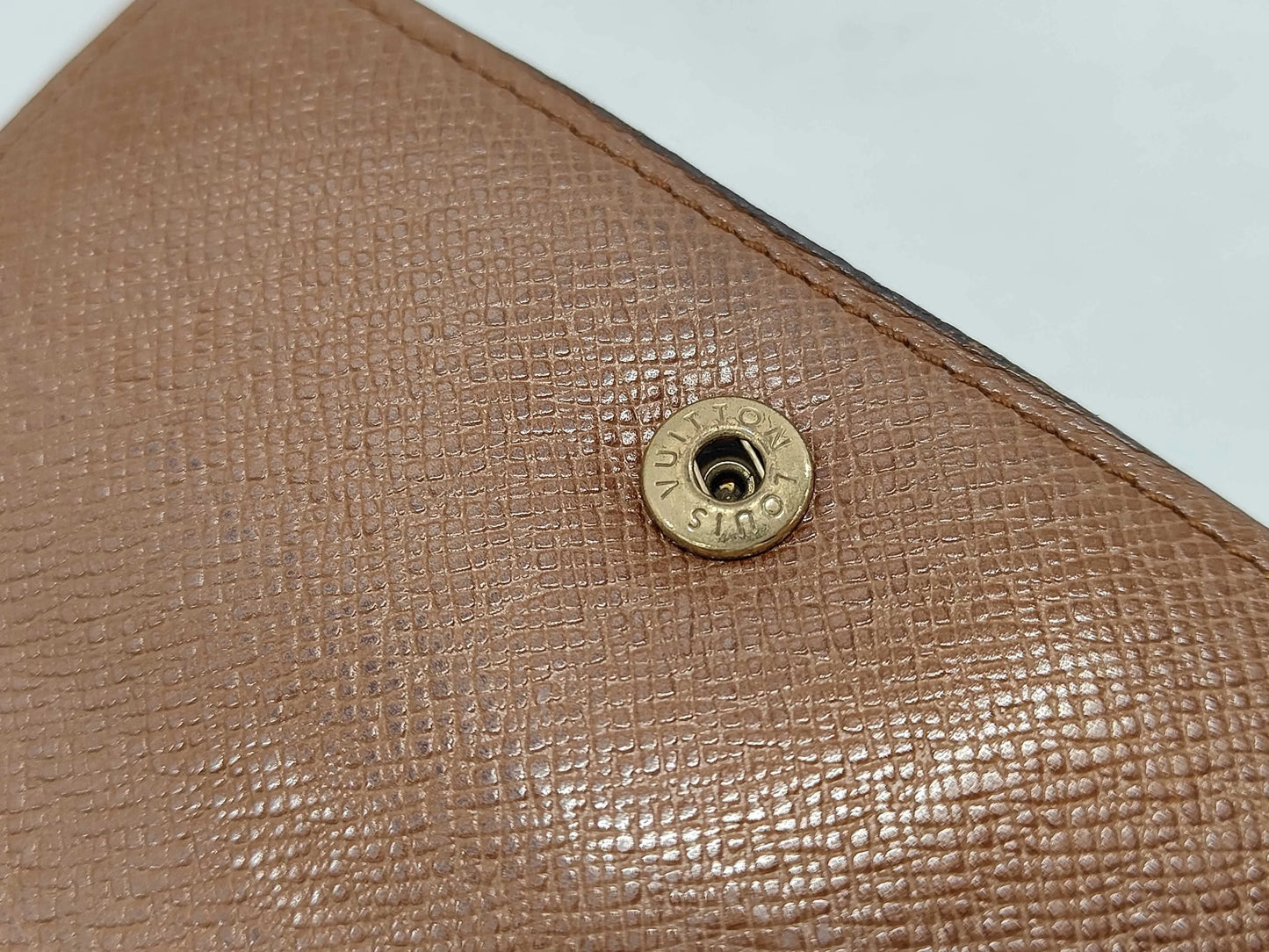 Louis Vuitton Porte Tresor Etui Papiers Monogram Canvas, Brown, Canvas, Wallet
