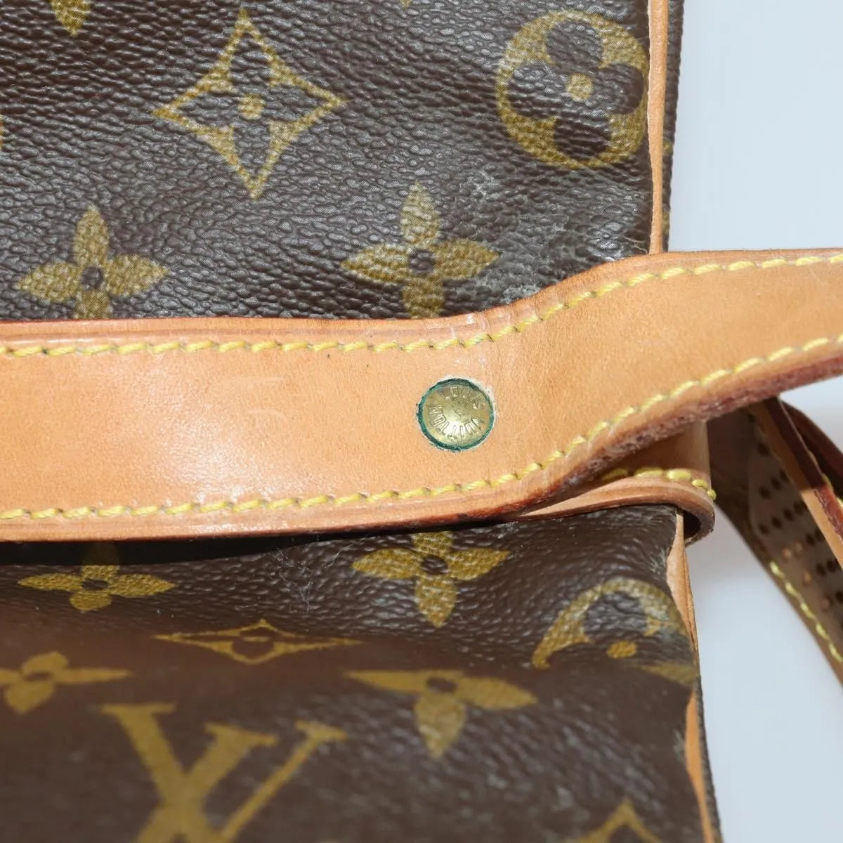 Louis Vuitton Saumur Monogram Canvas, Brown, Canvas, Shoulder Bag