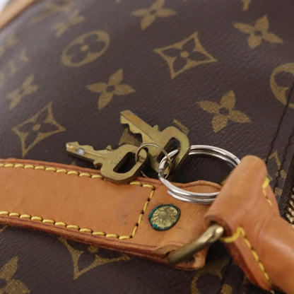 Louis Vuitton Keepall Bandoulière Monogram, Brown, Canvas, Travel Bag