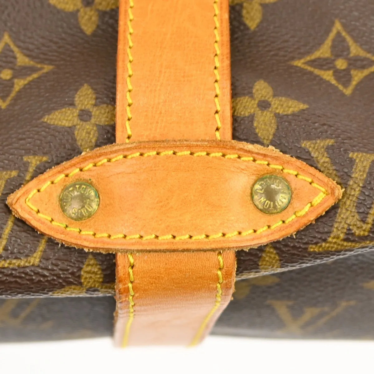 Louis Vuitton Saumur Monogram Canvas, Brown, Canvas, Shoulder Bag
