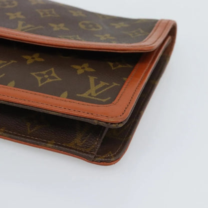 Louis Vuitton Dame Pochette Monogram Canvas, Brown, Canvas, Clutch