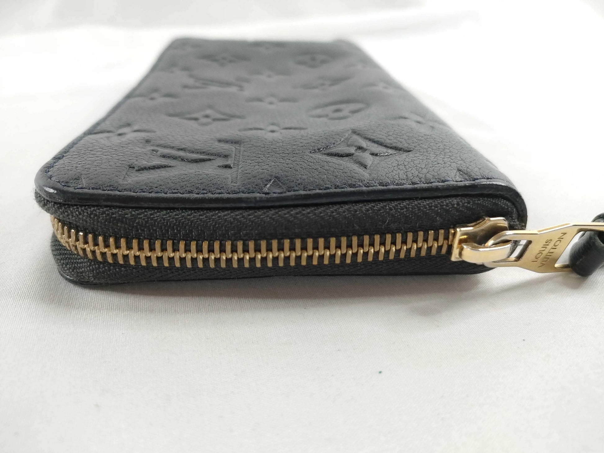 Louis Vuitton Clemence Monogram Empreinte Leather, Brown, Leather, Wallet