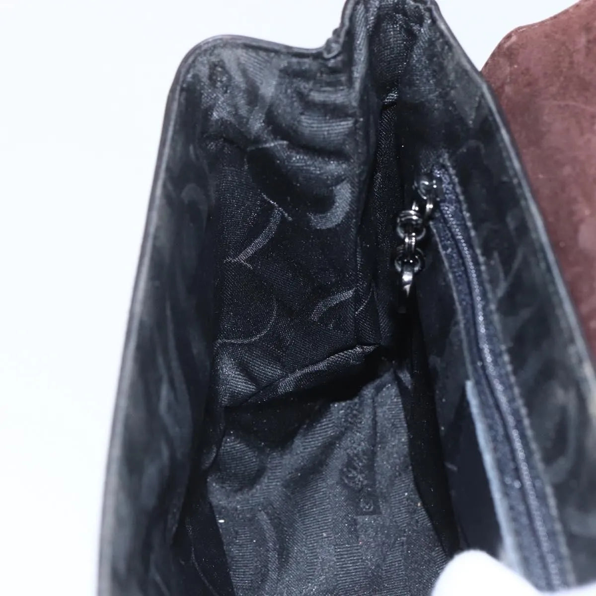 Salvatore Ferragamo Vala Leather, Black, Leather, Shoulder Bag