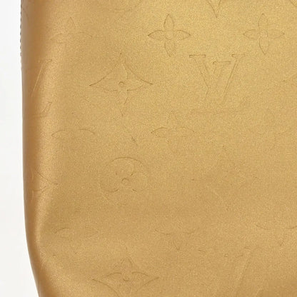 Louis Vuitton Mat Stockton Monogram Vernis, Gold, Patent Leather, Shoulder Bag