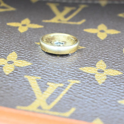 Louis Vuitton Dame Pochette Monogram Canvas, Brown, Canvas, Clutch