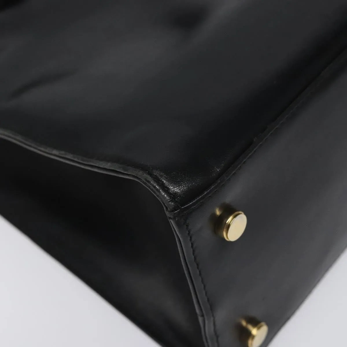 Salvatore Ferragamo Vala Leather, Black, Leather, Shoulder Bag