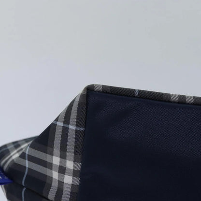 Burberry Nova Check Blue Label Nylon, Navy, Nylon, Handbag