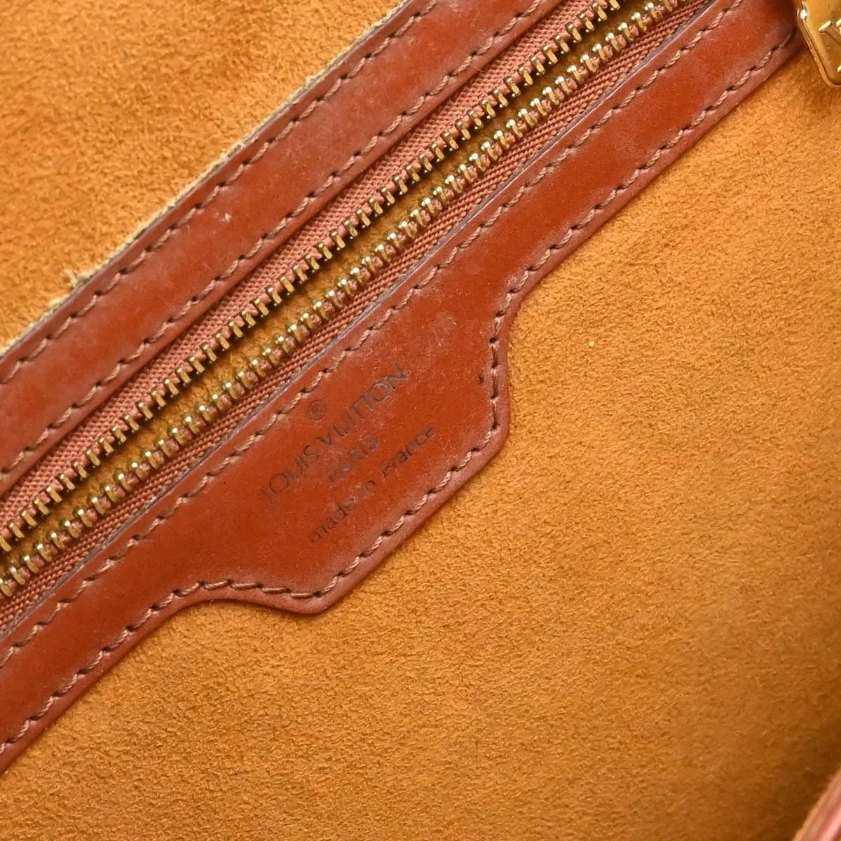 Louis Vuitton Lussac Epi Leather, Brown, Leather, Shoulder Bag