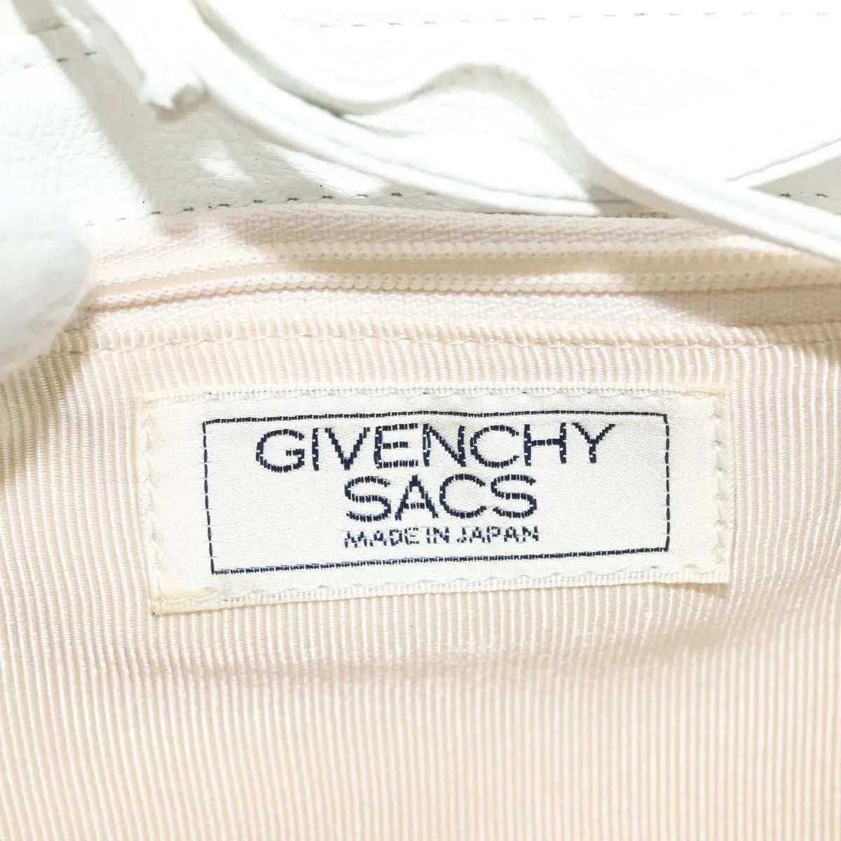 Givenchy Vintage 4G Leather, White, Leather, Shoulder Bag