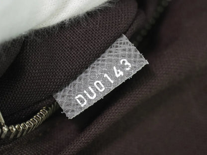 Louis Vuitton Roman Taiga Leather, Gray, Leather, Shoulder Bag