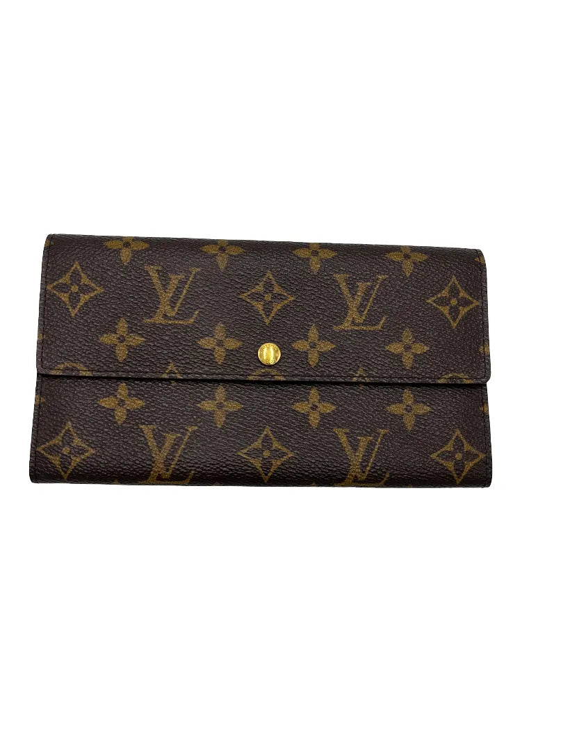 Louis Vuitton Vintage Sarah Monogram Canvas, Brown, Canvas, Wallet