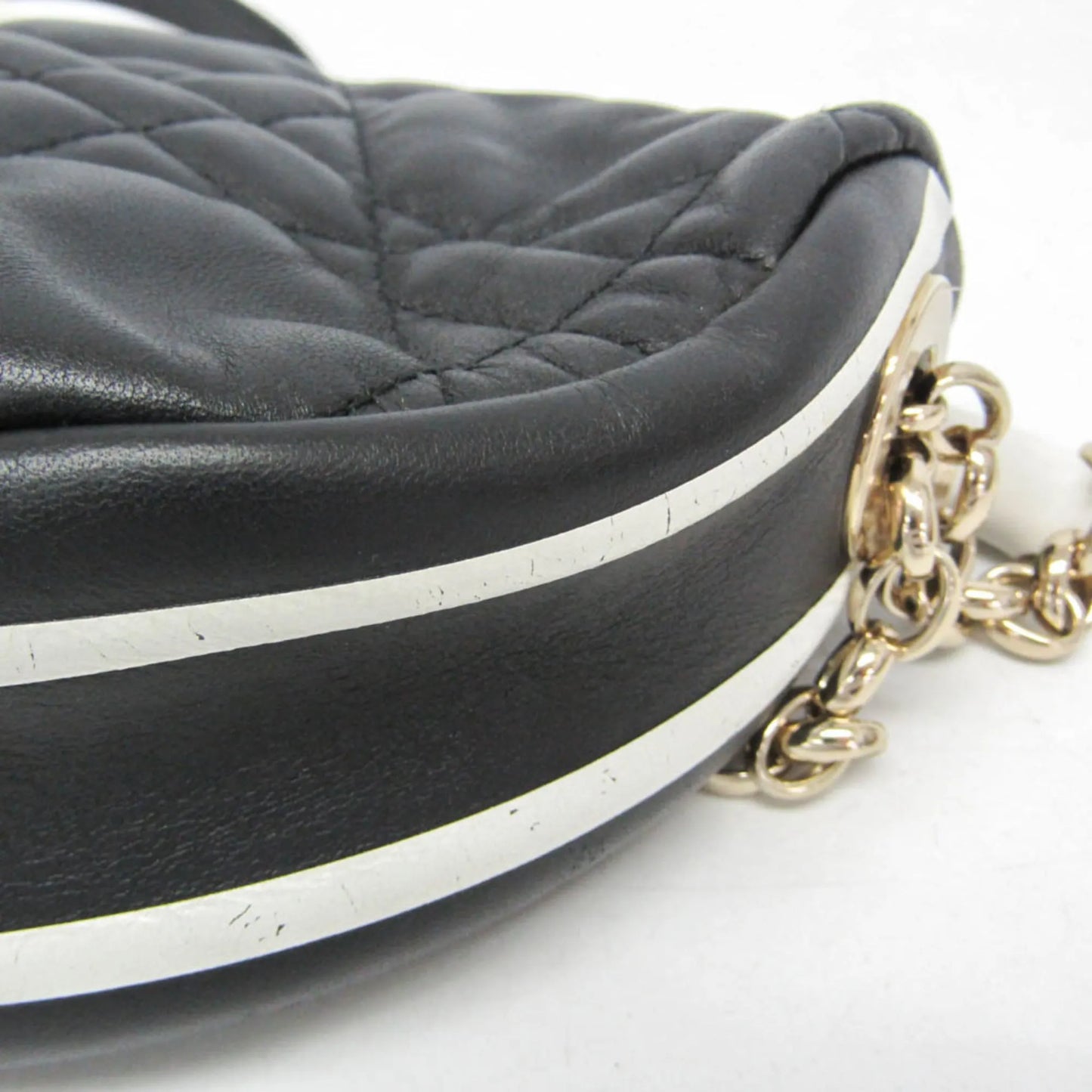 Christian Dior Vibe Hobo Cannage Quilt Lambskin, Black, Leather, Handbag