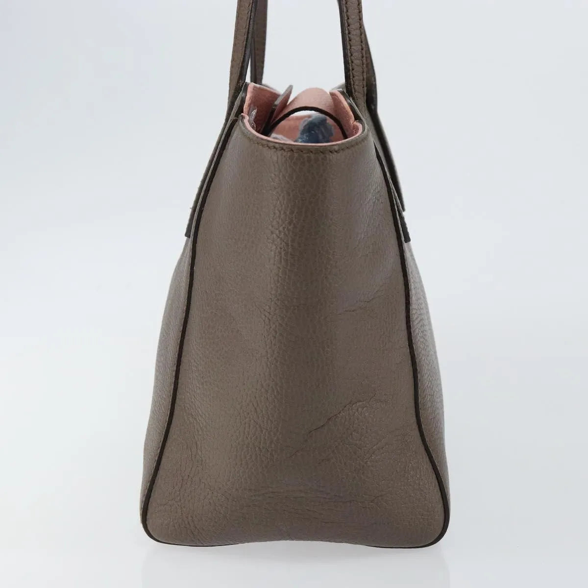 Gucci Swing Tote Leather, Gray, Leather, Tote Bag