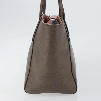 Gucci Swing Tote Leather, Gray, Leather, Tote Bag