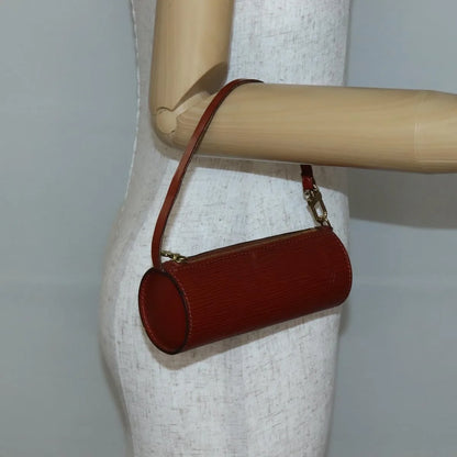 Louis Vuitton Soufflot Pochette Epi Leather, Brown, Leather, Clutch