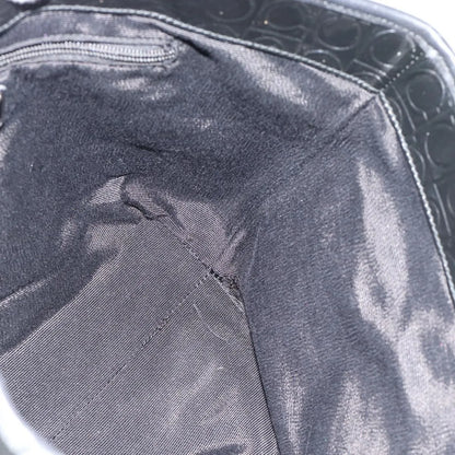 Salvatore Ferragamo Gancini Tote Patent leather, Black, Patent Leather, Tote Bag