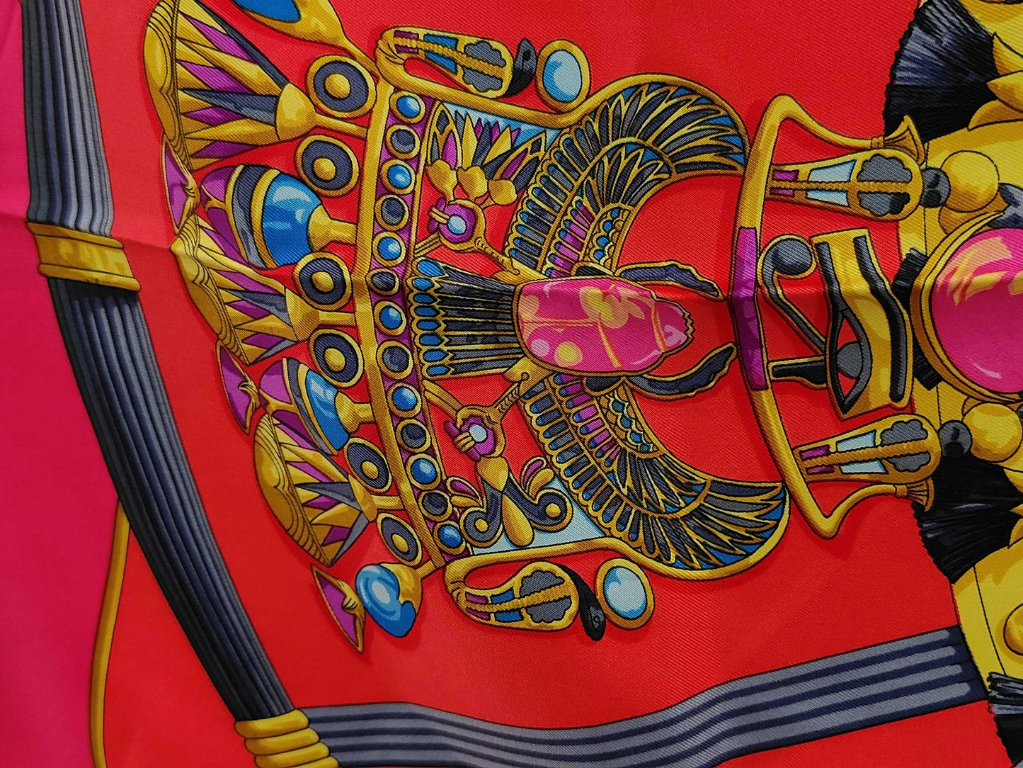 Hermes Carré 90 Silk multicolor, Multicolour, Cotton, Scarf