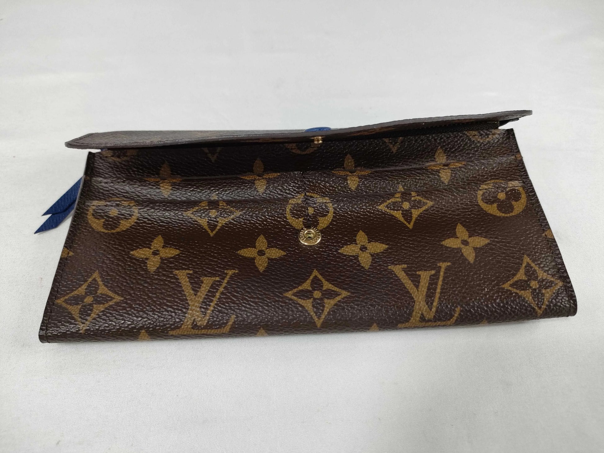 Louis Vuitton Emilie Monogram Canvas, Brown, Canvas, Wallet