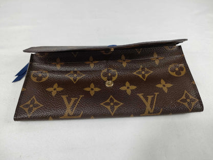 Louis Vuitton Emilie Monogram Canvas, Brown, Canvas, Wallet