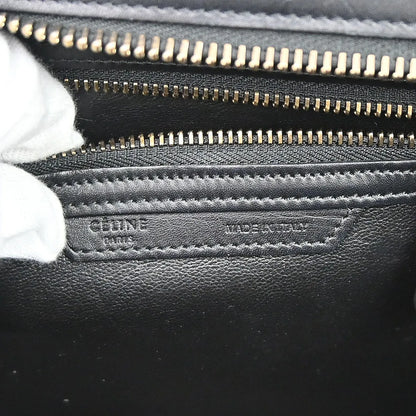 Celine Tricolor Luggage Leather, Multicolour, Leather, Tote Bag