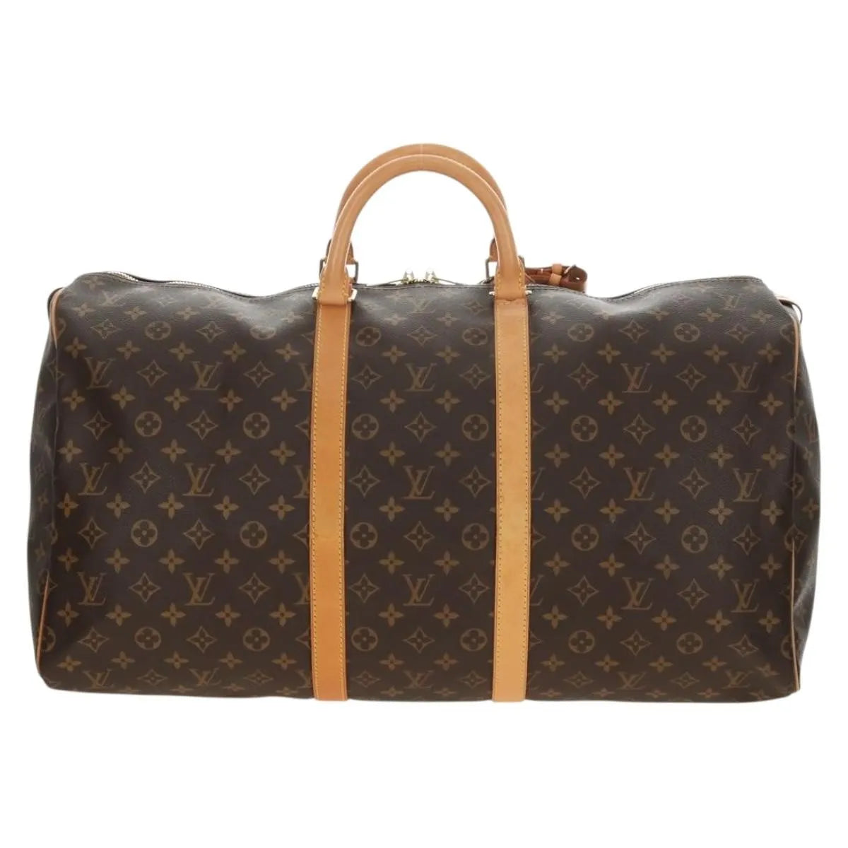 Louis Vuitton Keepall Monogram Canvas, Brown, Canvas, Travel Bag