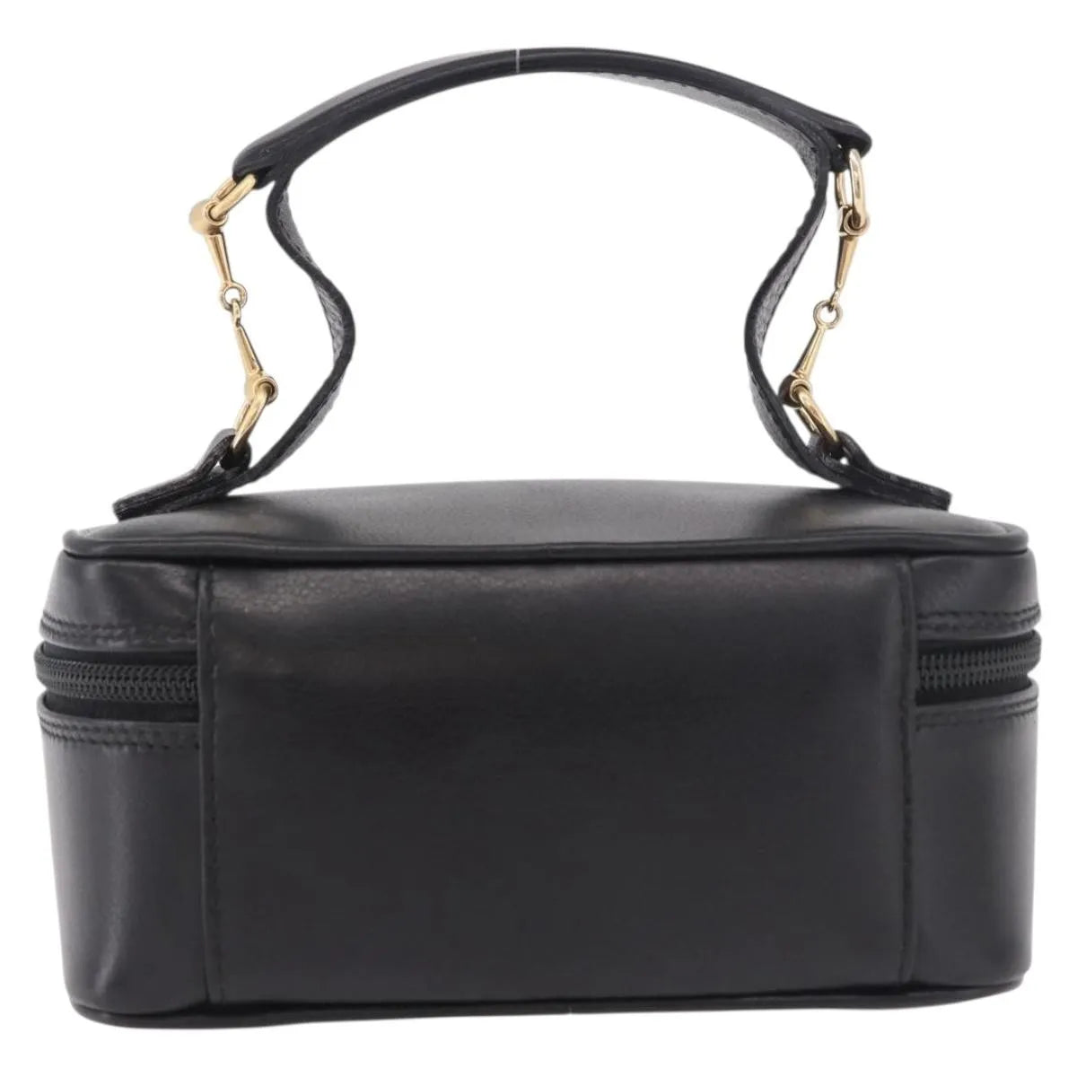 Gucci Horsebit Vanity leather, Black, Leather, Toiletry Case