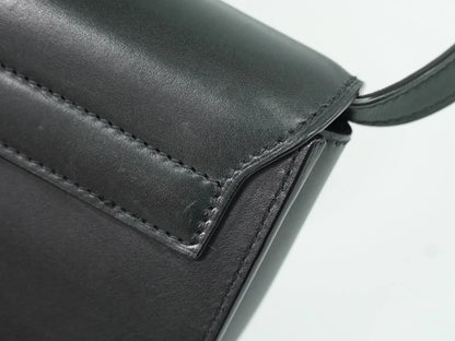 Saint Laurent Kaia Leather, Black, Leather, Shoulder Bag