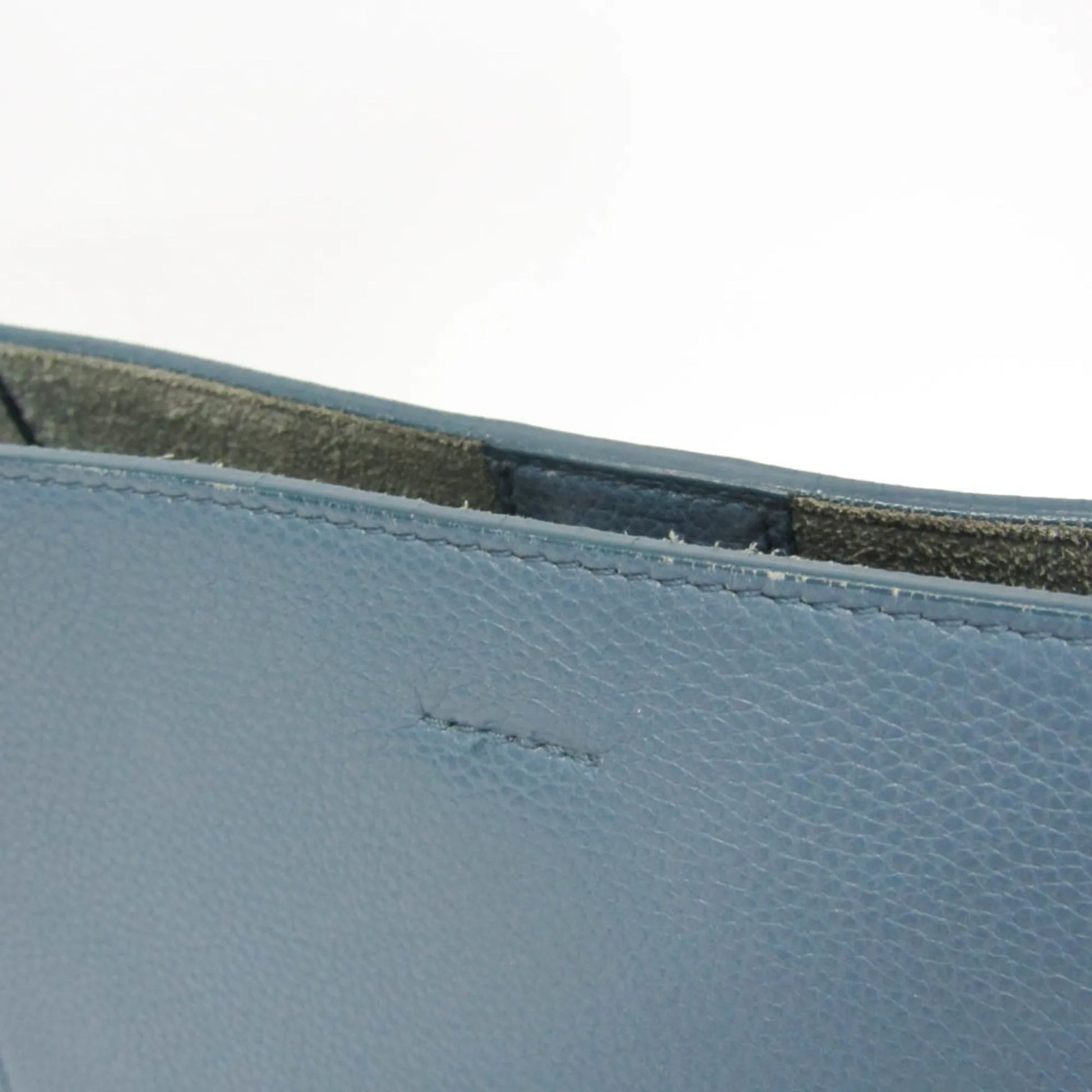 Celine Sangle Seau Calfskin, Blue, Leather, Shoulder Bag