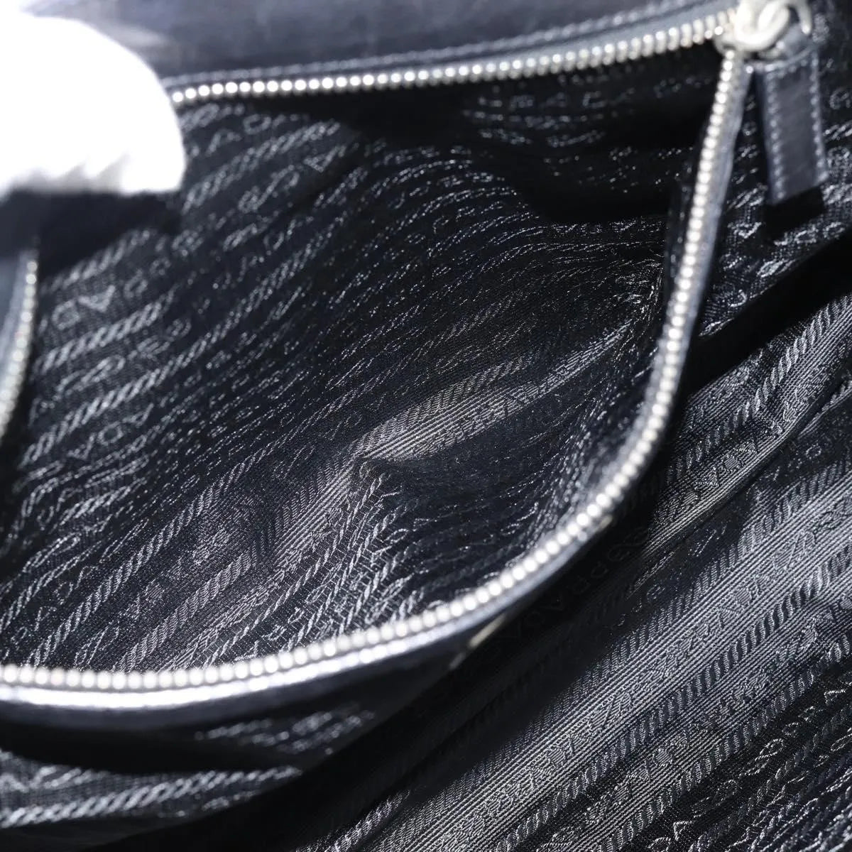 Prada Convertible Shopping Tote Saffiano Leather Saffiano Leather, Black, Leather, Tote Bag