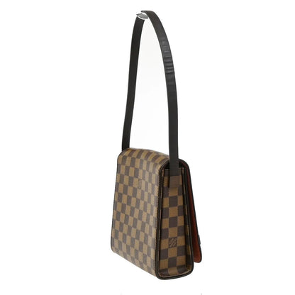 Louis Vuitton Tribeca Carre Damier, Brown, Canvas, Shoulder Bag