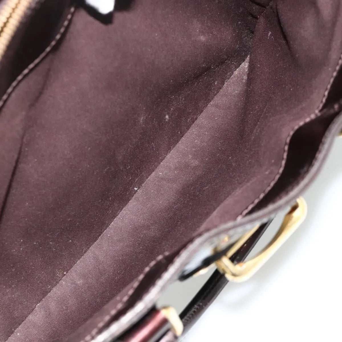 Louis Vuitton Melrose Avenue Monogram Vernis, Burgundy, Patent Leather, Handbag