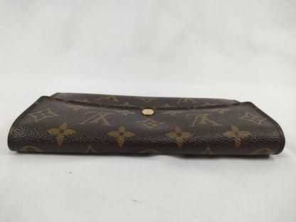 Louis Vuitton Zippy Canvas, Brown, Canvas, Wallet